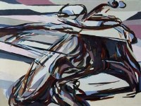 Lot 7 - Dorothy Bradford, The Musician, oil on canvas
