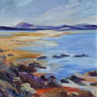 Lot 10 - Rita Banks, Towards the Mountains of Snowdonia, acrylic