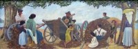 Lot 25 - Harry Kingsley, Fisherfolk, Cannes, oil