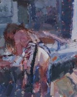 Lot 26 - Don McKinlay, Female nude, oil