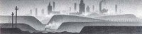 Lot 59 - Trevor Grimshaw, Industrial heartland, pencil