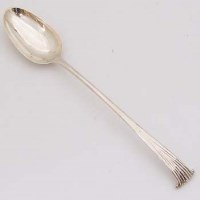 Lot 236 - Onslow pattern gravy spoon.