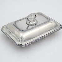 Lot 248 - Silver entree dish.