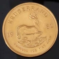 Lot 291 - 1982 gold krugerrand.