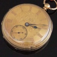Lot 355 - Gold Pocket Watch