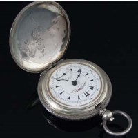 Lot 358 - Turkish market pocket watch.
