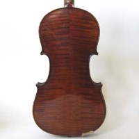 Lot 387 - German violin with bow and case.