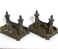 Lot 407 - Pair of boot scrapers.