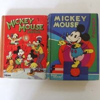 Lot 440 - Mickey Mouse Annual 1933 cover shows M.M. standing on a ball holding a bow, very slight damage to corner of spine otherwise very good, and Mickey Mous