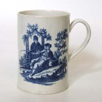 Lot 576 - Worcester la peche mug