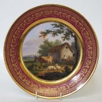 Lot 581 - Paris Porcelain Cabinet Plate