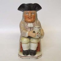 Lot 591 - Staffordshire Toby Jug circa 1800