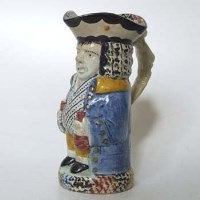 Lot 599 - Pratt toby jug of Yorkshire type