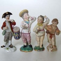 Lot 623 - Four Continental figures