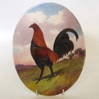 Lot 636 - Minton plaque by J.E. Dean