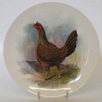 Lot 637 - Minton plaque by J.E. Dean