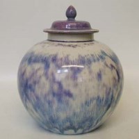 Lot 646 - Ruskin ginger jar and cover