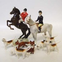 Lot 673 - Beswick Huntset