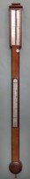 Lot 690 - Georgian style stick barometer.