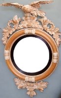 Lot 702 - Convex wall mirror