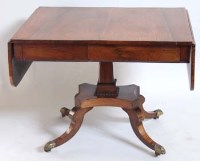 Lot 711 - Rosewood Sofa Table