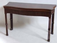 Lot 713 - Serpentine fold over tea table
