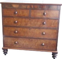Lot 722 - Chest of Drawers, Mahogany circa 1840