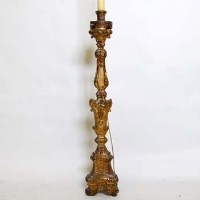 Lot 758 - Italian style giltwood torchere