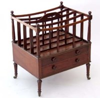 Lot 764 - Mahogany Canterbury