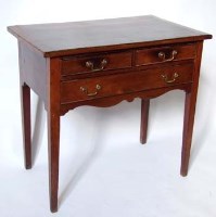 Lot 775 - Georgian mahogany side table