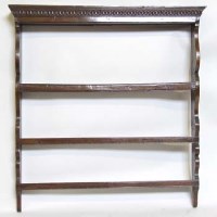Lot 778 - Oak wall rack