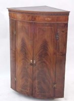 Lot 782 - Victorian hanging corner cupboard.
