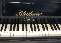 Lot 786 - Bluthner drawing room Grand Piano and stool