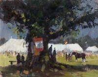 Lot 17 - James Longueville, At the Show, oil