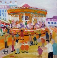 Lot 42 - Darron Boulton, Carousel, oil