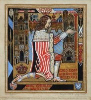 Lot 81 - Mabel Dawson, Design for panel, gouache