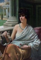 Lot 146 - H Piffard Seated Lady