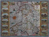 Lot 211 - John Speed, Map of Wales