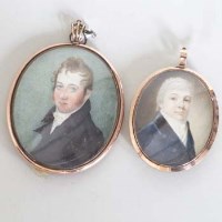 Lot 242 - English School: two miniatures