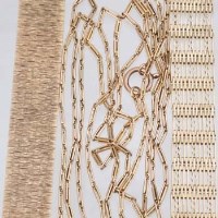 Lot 255 - Two nine carat gold bracelets and an unmarked necklace chain.
