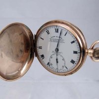 Lot 361 - Gold cased hunter pocket watch