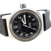 Lot 376 - Oris auto man's watch on rubber strap boxed working