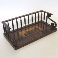 Lot 383 - Tunbridge ware bookshelf.