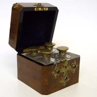 Lot 398 - Victorian Gothic liqueur box