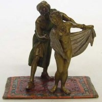 Lot 399 - Austrian cold painted slave merchant