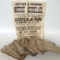 Lot 424 - Quantity of sale particulars and details of local properties mainly 19th century including seventeen Cheshire and eight shropshire items approx 45 ite