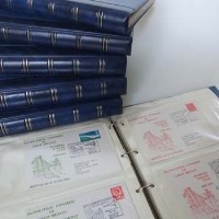 Lot 427 - GB Cover Collection in 6 albums including benham blcs No's 1 -122 (appears complete) from 1985 also noted bocs (2) 9 darwin cover sign David Attenboro