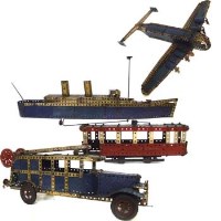 Lot 438 - Four Meccano Models