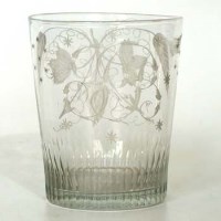 Lot 446 - Early 19th century glass beaker