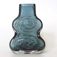 Lot 454 - Whitefriars Indigo Cello vase